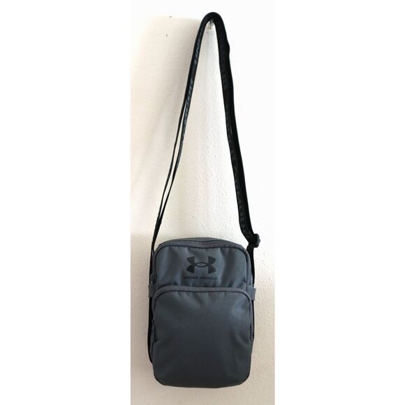 Under Armour 1364192-012 Unisex O/S Pitch Gray/Black Loudon Crossbody Bag - Picture 11 of 16